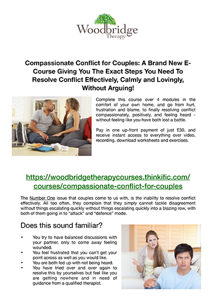 Compassionate Conflict for Couples Local Counselling Centre