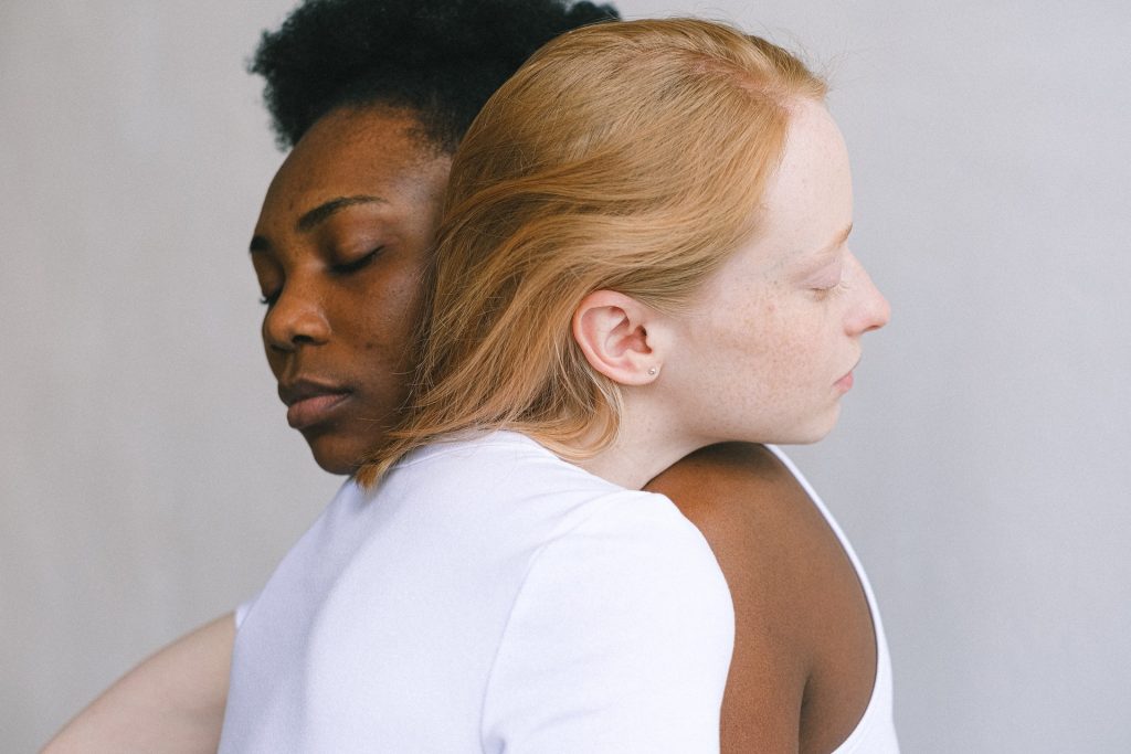 two women hugging London Counselling Centre