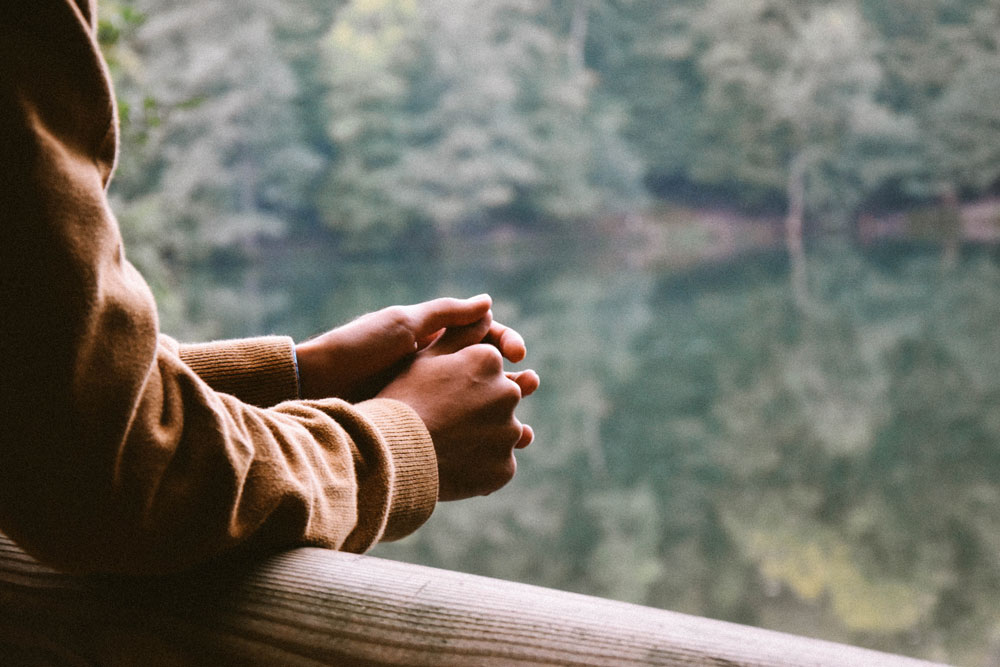 looking out the window dealing with mental health