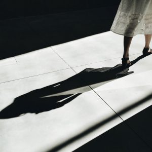 a shadow of a woman with depression